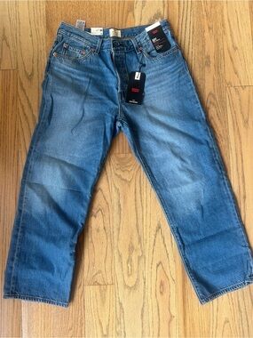 Levi's Men's Blue Straight-Leg Jeans with Tags